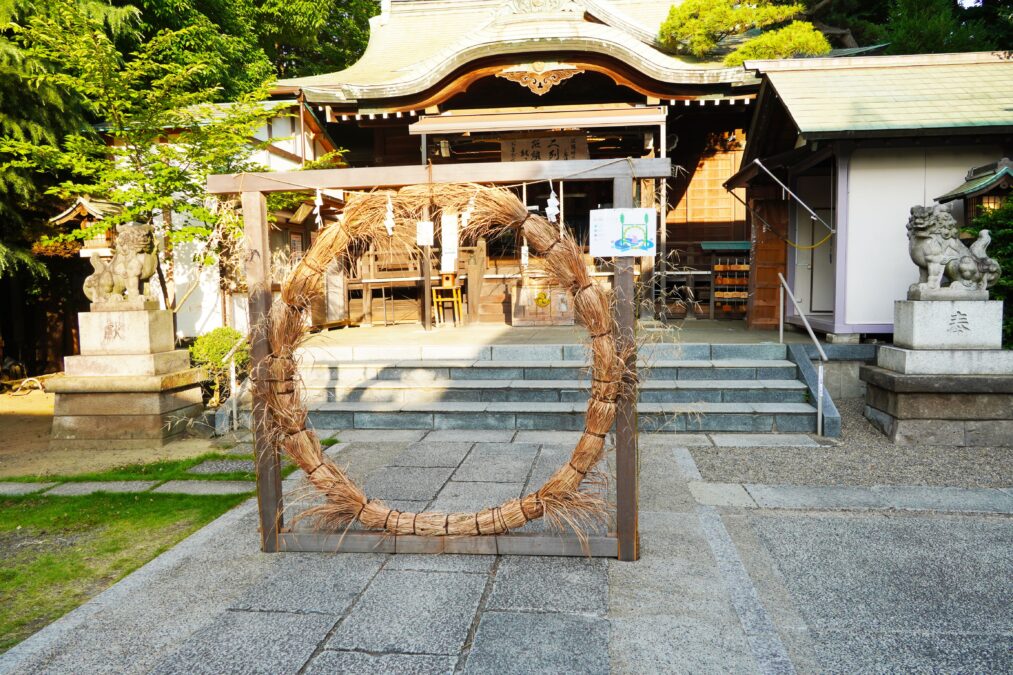 小岩神社 茅の輪