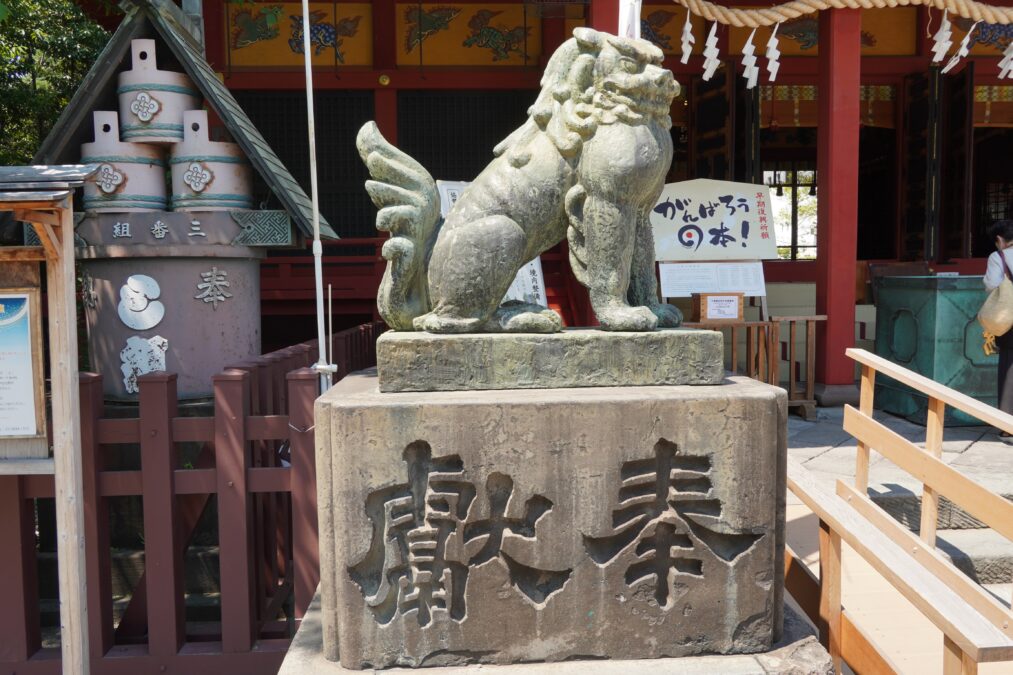 浅草神社 狛犬