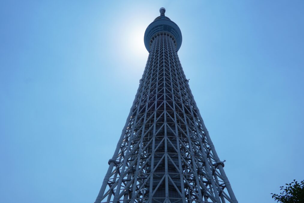 東京スカイツリー 下から見上げるアングル