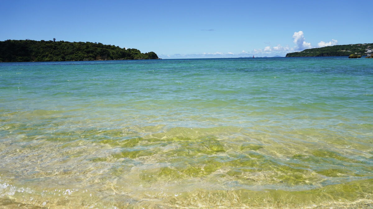 屋我地島から撮影した海